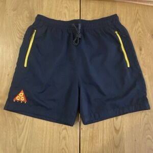 Nike ACG Woven Shorts AO8272 451 NikeLab Obsidian Navy Sz Small Trail Hike Train